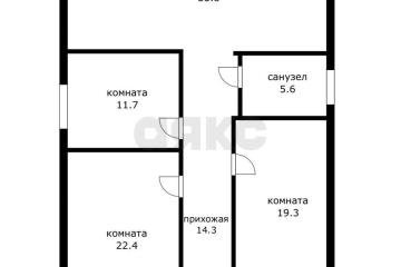 Фото №2: Дом 107 м² - Яблоновский, ул. Пархоменко, 80