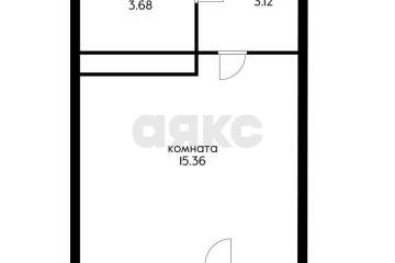 Фото №2: Студия 26 м² - Краснодар, мкр. жилой комплекс Зелёный театр, ул. Западный Обход, 39/1к2