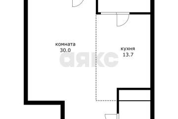 Фото №2: 1-комнатная квартира 61 м² - Краснодар, мкр. жилой комплекс Элегант, ул. Сормовская, 1/3