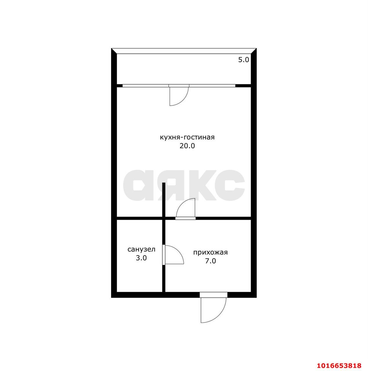 Фото №14: Студия 27 м² - Краснодар, Прикубанский внутригородской округ, Завод Радиоизмерительных Приборов, мкр. имени Петра Метальникова, ул. Григория Пономаренко, 45