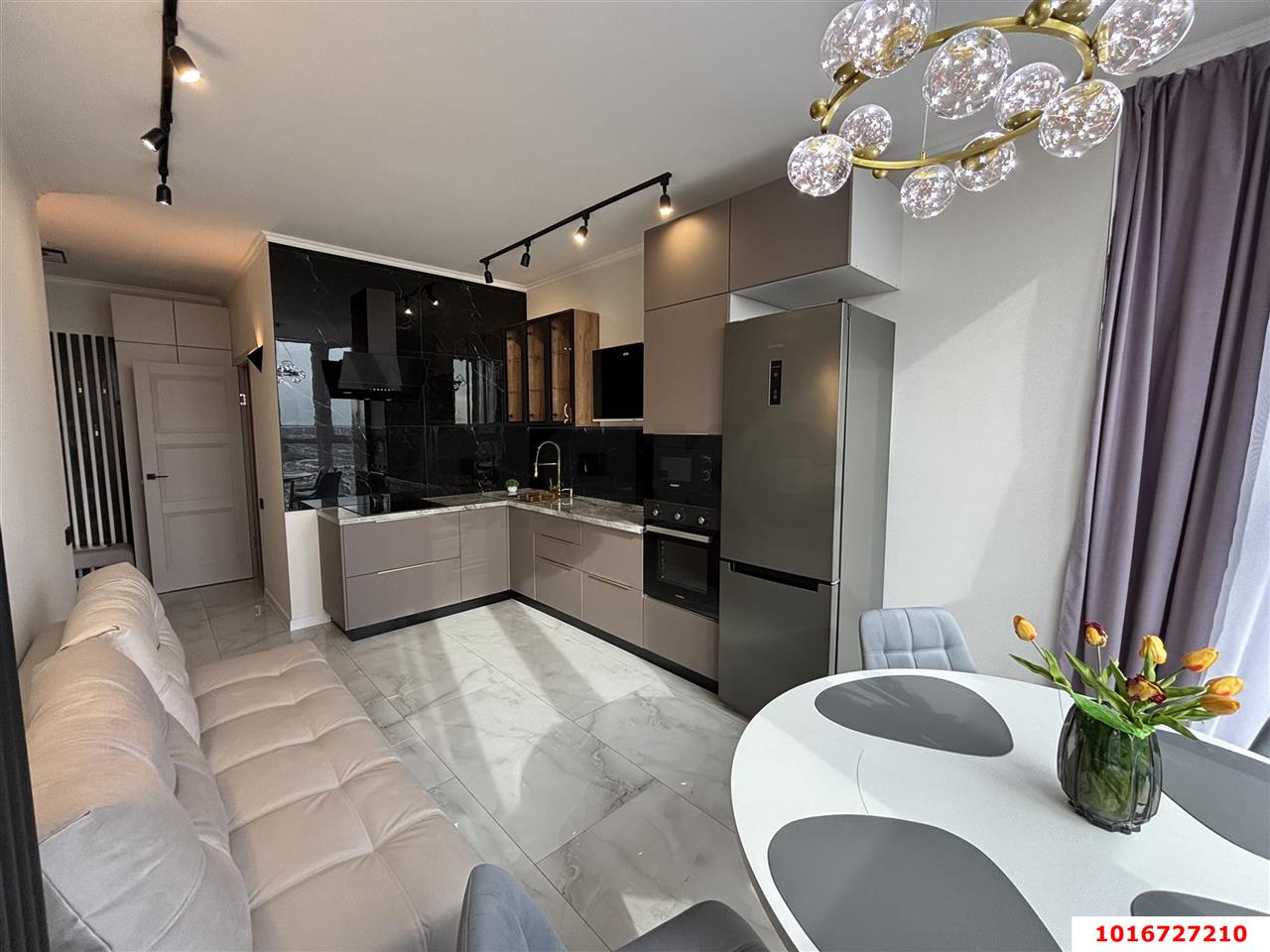 Фото №2: 1-комнатная квартира 40 м² - Краснодар, Прикубанский внутригородской округ, мкр. Достояние, ул. Григория Булгакова, 8к1