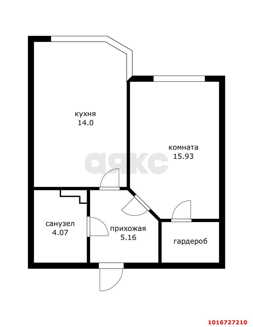 Фото №10: 1-комнатная квартира 40 м² - Краснодар, Прикубанский внутригородской округ, мкр. Достояние, ул. Григория Булгакова, 8к1