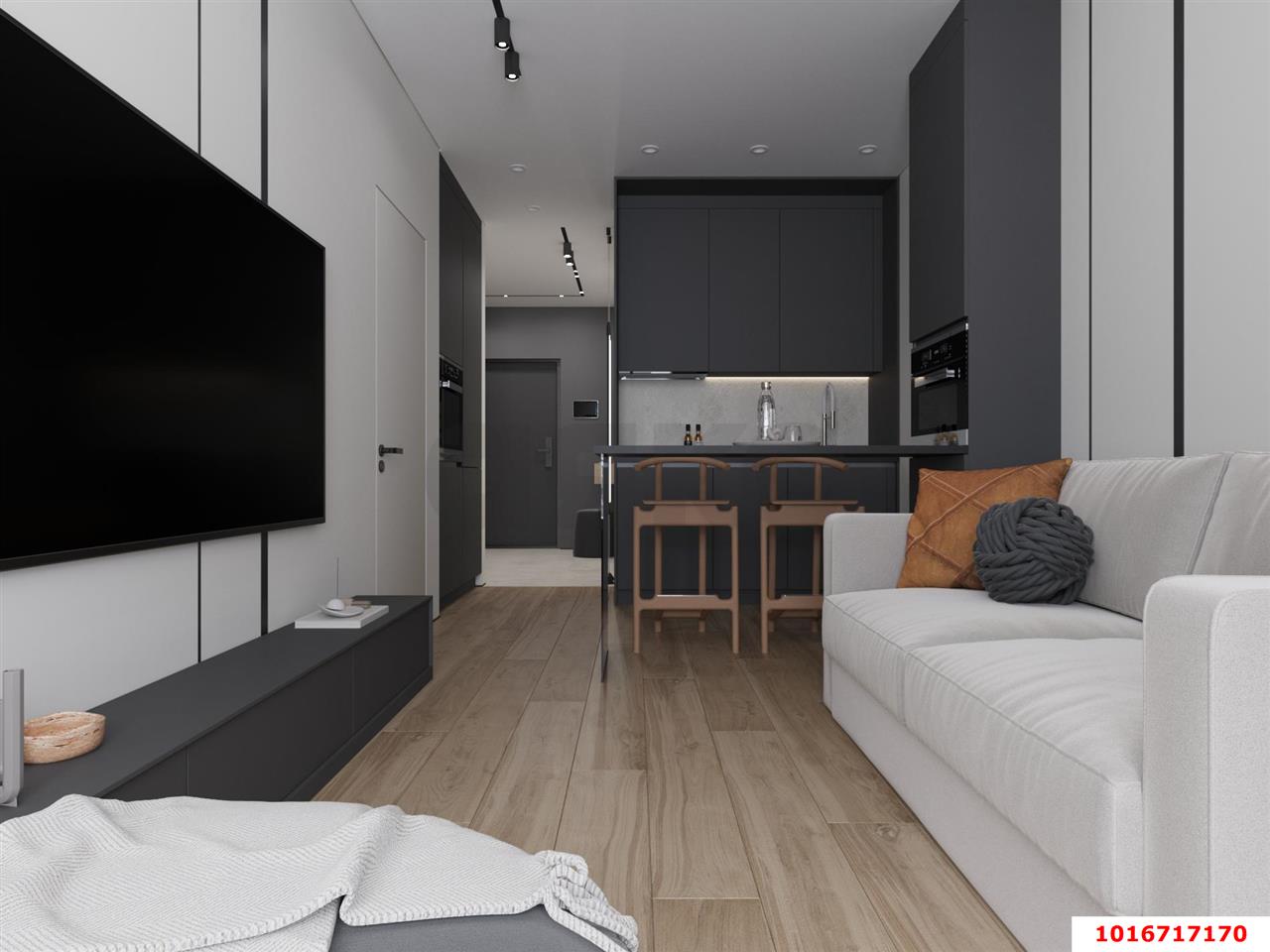 Фото №1: Апартаменты 41 м² - Краснодар, жилой комплекс Skala, Центральный внутригородской округ, Западный внутригородской округ, мкр. Центральный, ул. Северная, 269/3