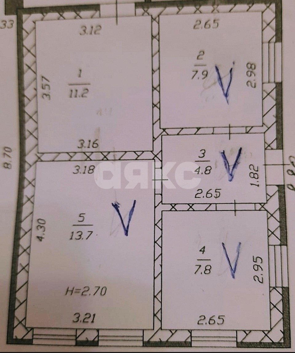 Фото №17: 4-комнатная квартира 85 м² - Анапа, ул. Красноармейская, 29