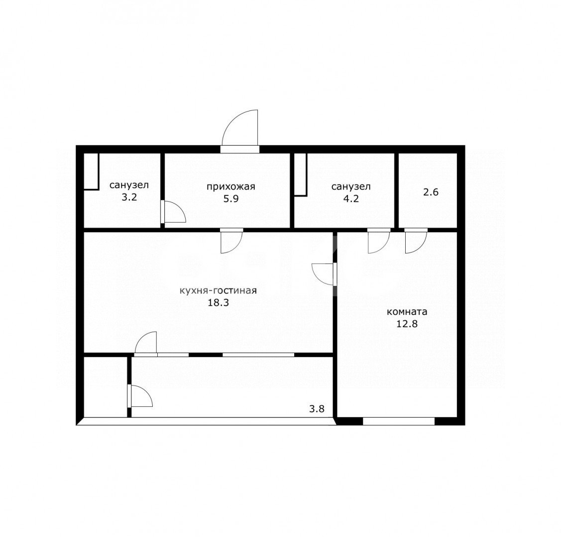 Фото №43: 2-комнатная квартира 55 м² - Москва, пр-д Строительный, 9к1