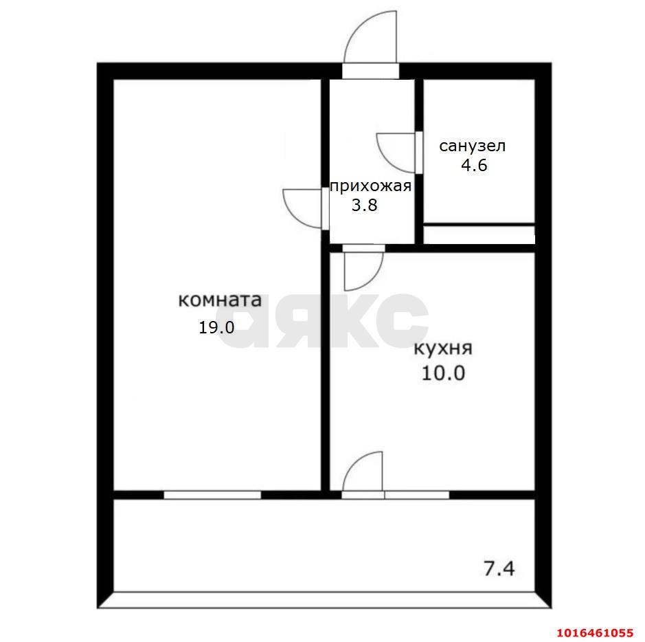 Фото №16: 1-комнатная квартира 41 м² - Краснодар, Карасунский внутригородской округ, мкр. Гидростроителей, пр-кт имени писателя Знаменского, 5