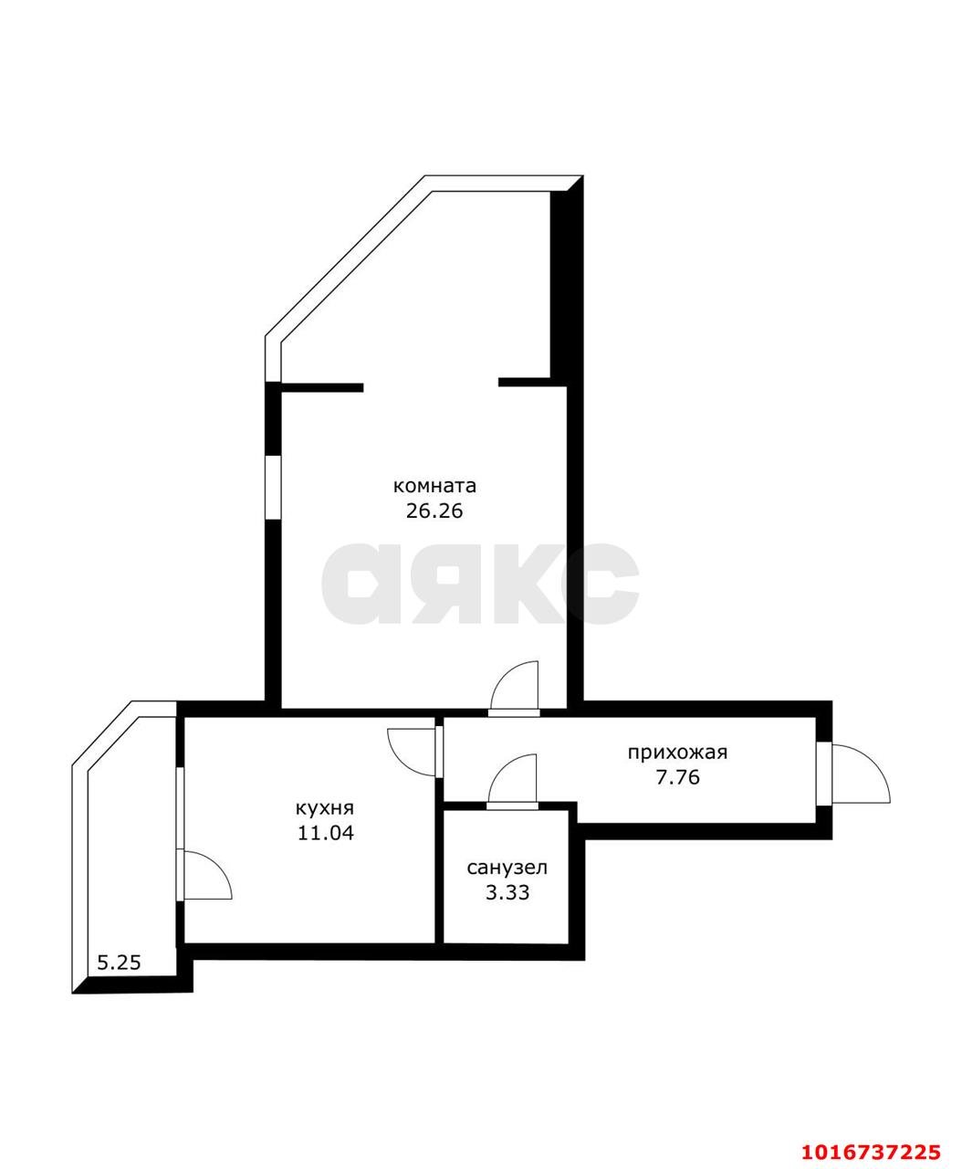 Фото №18: 1-комнатная квартира 60 м² - Краснодар, Прикубанский внутригородской округ, мкр. Восточно-Кругликовский, ул. им. Героя Яцкова И.В., 6