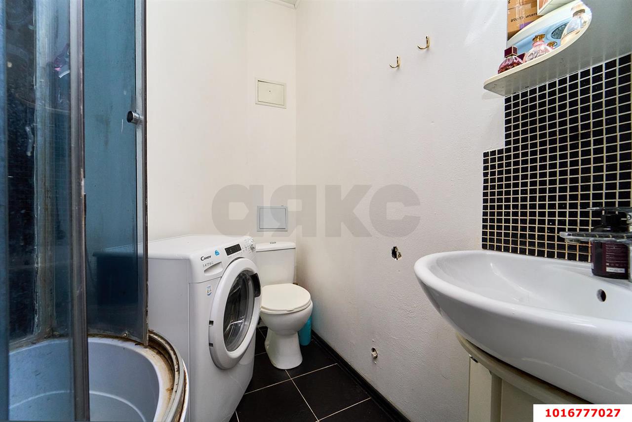 Фото №8: 1-комнатная квартира 31 м² - Краснодар, Музыкальный, Прикубанский внутригородской округ, мкр. Завод Радиоизмерительных Приборов, ул. имени Сергея Есенина, 108/6Б