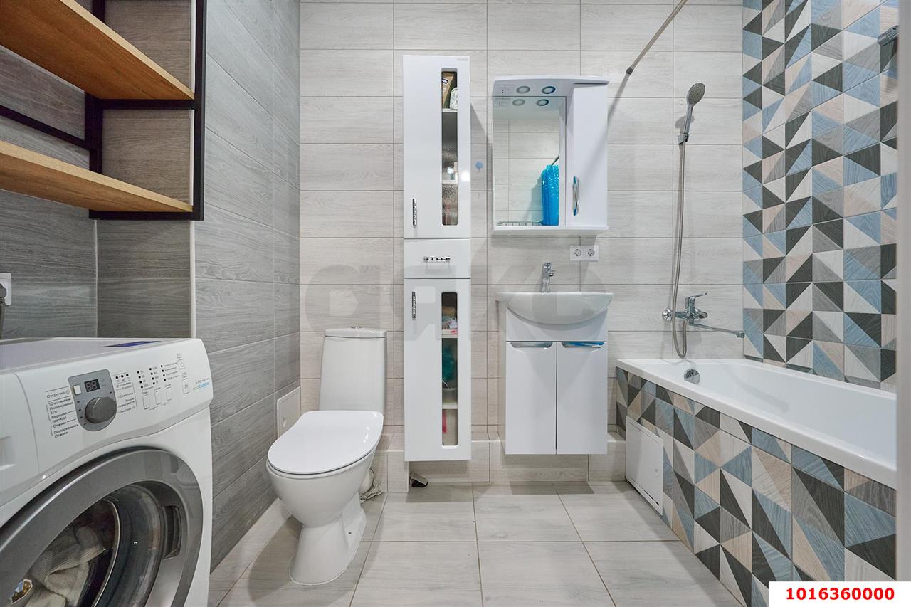 Фото №13: 2-комнатная квартира 54 м² - Краснодар, Прикубанский внутригородской округ, мкр. Новая Елизаветка, ул. имени Фёдора Елисеева, 9