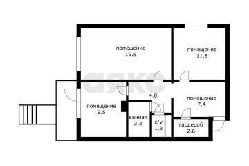 Фото №2: Коммерция 60 м² - Краснодар, мкр. Московский, ул. Карякина, 22