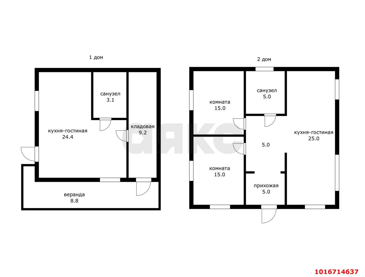 Фото №2: Дом 100 м² + 4.1 сот. - Елизаветинская, Прикубанский внутригородской округ, ст Стекольщик, ул. Виноградная, 37