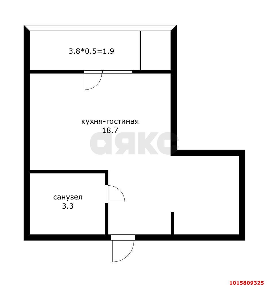 Фото №4: Студия 24 м² - Краснодар, Прикубанский внутригородской округ, жилой комплекс Европа-Сити, мкр. жилой комплекс Европа Клубный Квартал 6, ул. Античная, 14