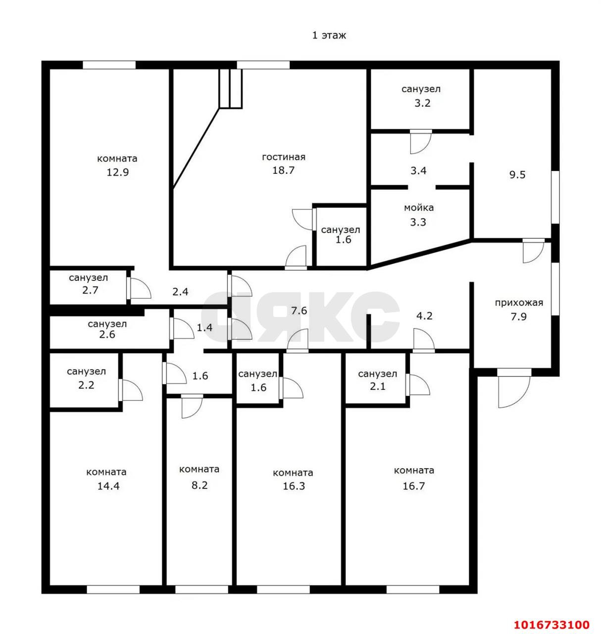 Фото №25: Дом 270 м² + 3 сот. - Краснодар, Сельскохозяйственный Институт, мкр. Западный внутригородской округ, ул. Урицкого, 87