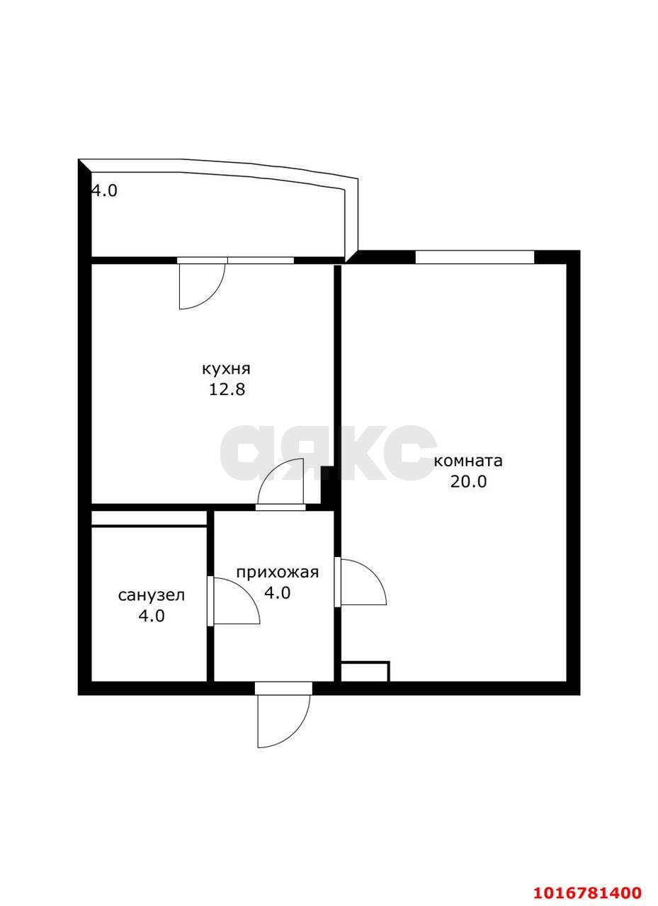 Фото №20: 1-комнатная квартира 45 м² - Краснодар, Комсомольский, жилой комплекс Форт Карасун, мкр. Карасунский внутригородской округ, ул. Сормовская, 208/1