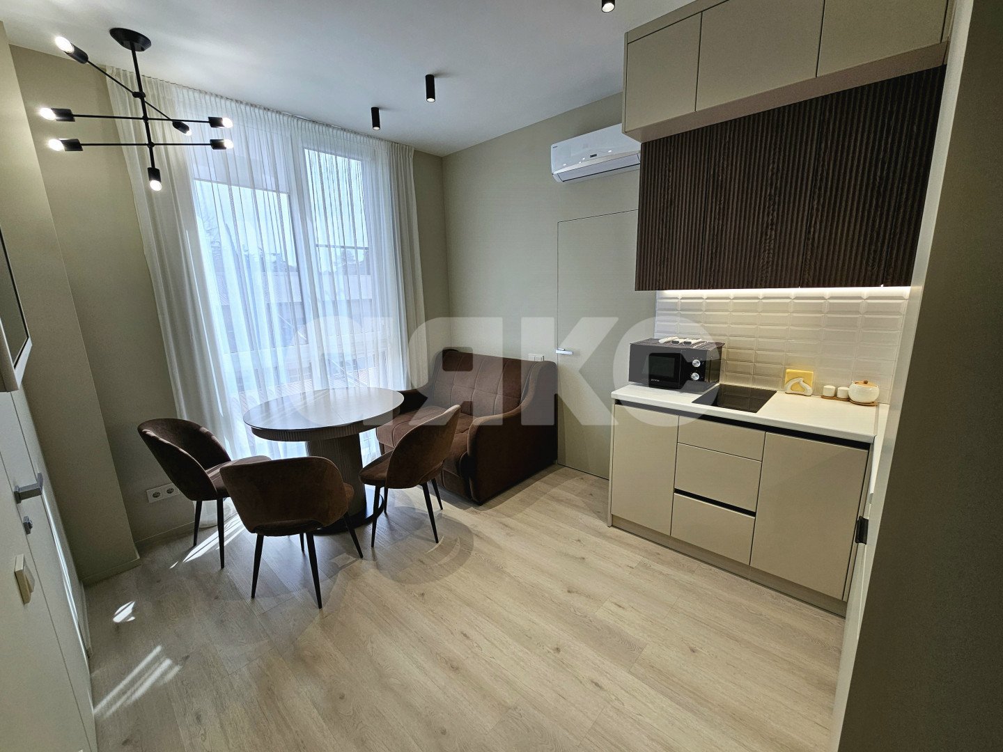 Фото №9: Апартаменты 32 м² - Орёл-Изумруд, Адлерский, мкр. жилой комплекс Дыхание, ул. Малиновая, 3Б/2