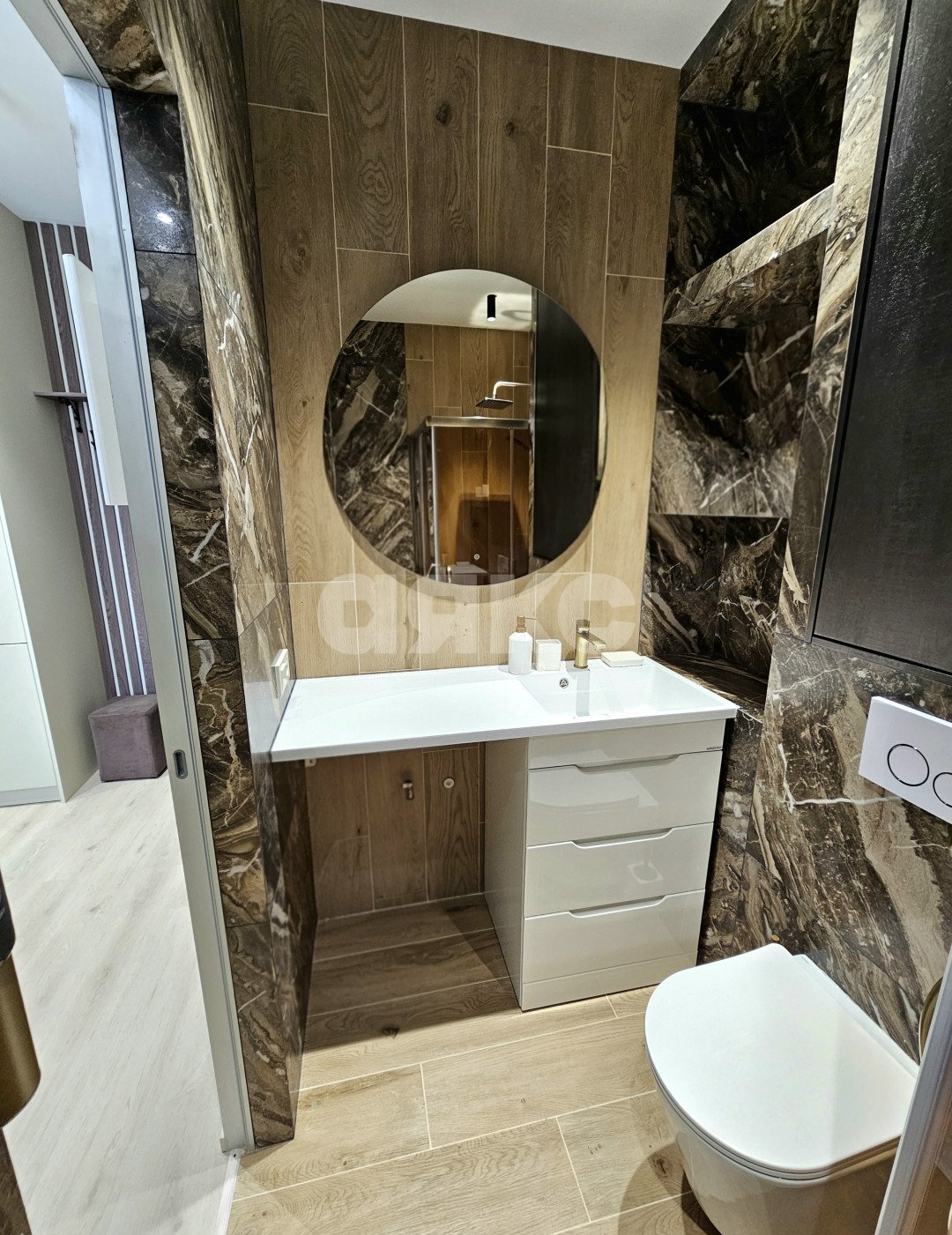 Фото №11: Апартаменты 32 м² - Орёл-Изумруд, Адлерский, мкр. жилой комплекс Дыхание, ул. Малиновая, 3Б/2