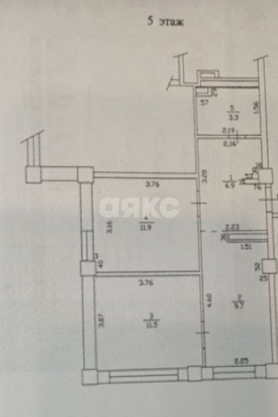 Фото №19: 2-комнатная квартира 43 м² - Сочи, Центральный, мкр. Донская, пер. Строительный, 4к1