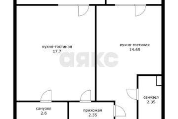 Фото №5: 1-комнатная квартира 42 м² - Краснодар, мкр. имени Маршала Жукова, ул. Александра Покрышкина, 4/5