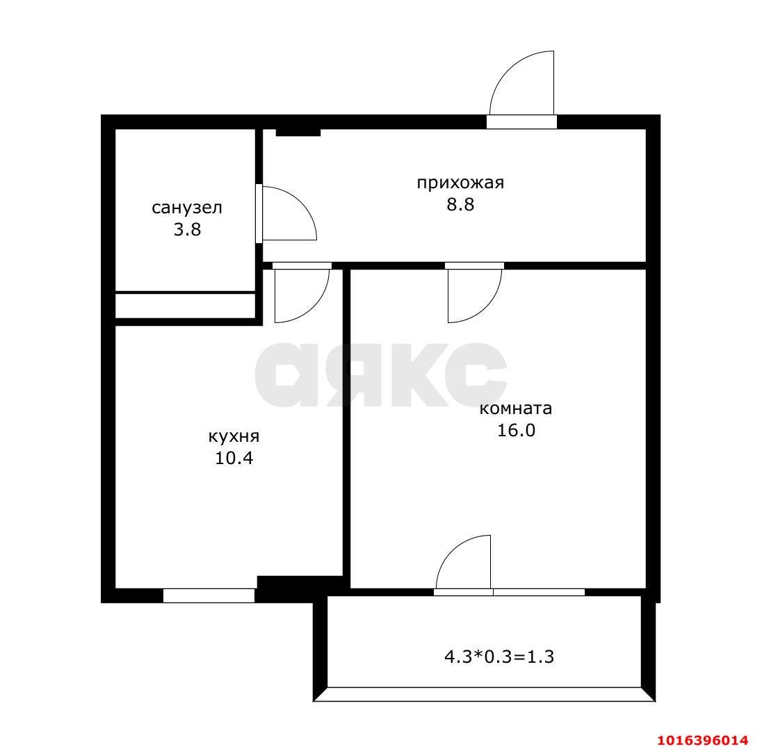 Фото №16: 1-комнатная квартира 43 м² - Краснодар, Карасунский внутригородской округ, жилой комплекс Восточный Парк, мкр. Гидростроителей, ул. Трудовой Славы, 62Ак3