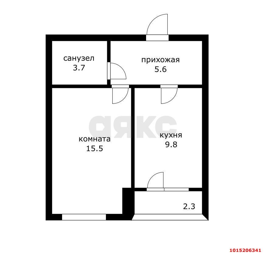 Фото №8: 1-комнатная квартира 35 м² - Краснодар, мкр. Карасунский внутригородской округ, ул. Лавочкина, 3