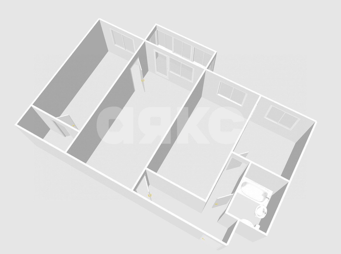 Фото №23: 3-комнатная квартира 55 м² - станции Берендино, 2