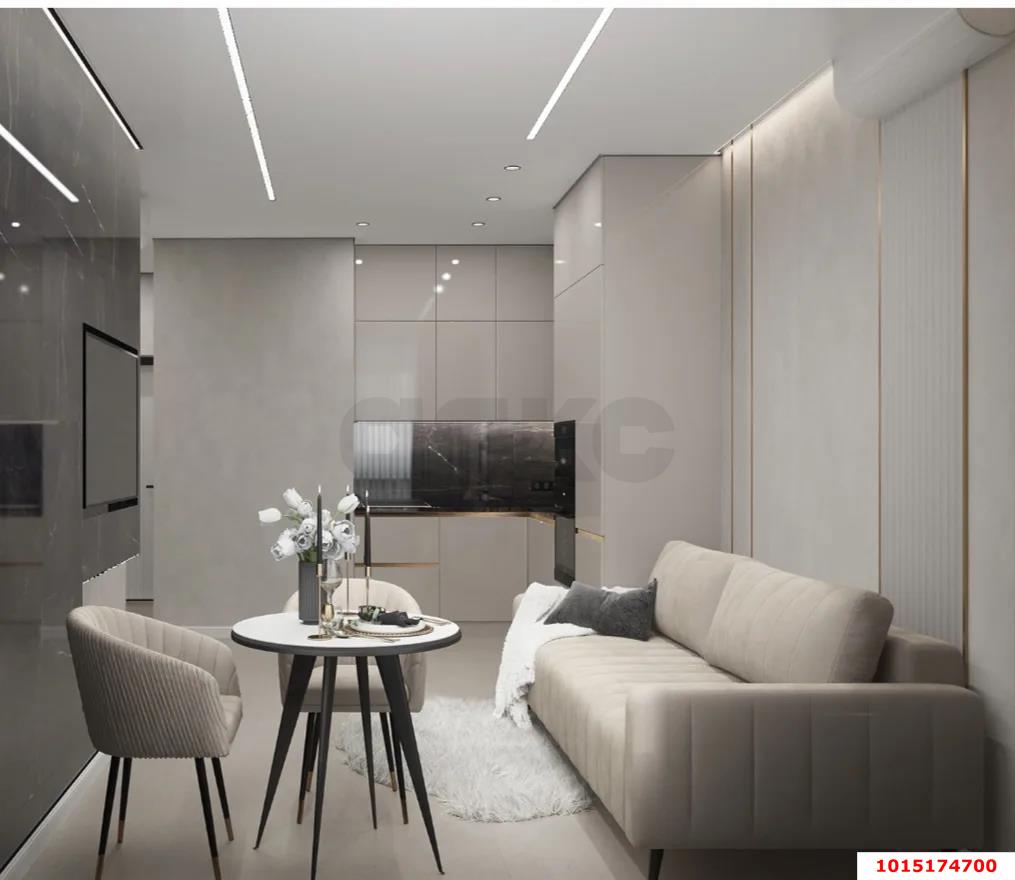 Фото №4: 1-комнатная квартира 36 м² - Краснодар, ЖК Все Свои Вип, Центральный внутригородской округ, Табачная Фабрика, мкр. жилой комплекс Все Свои, ул. Колхозная, 5/2