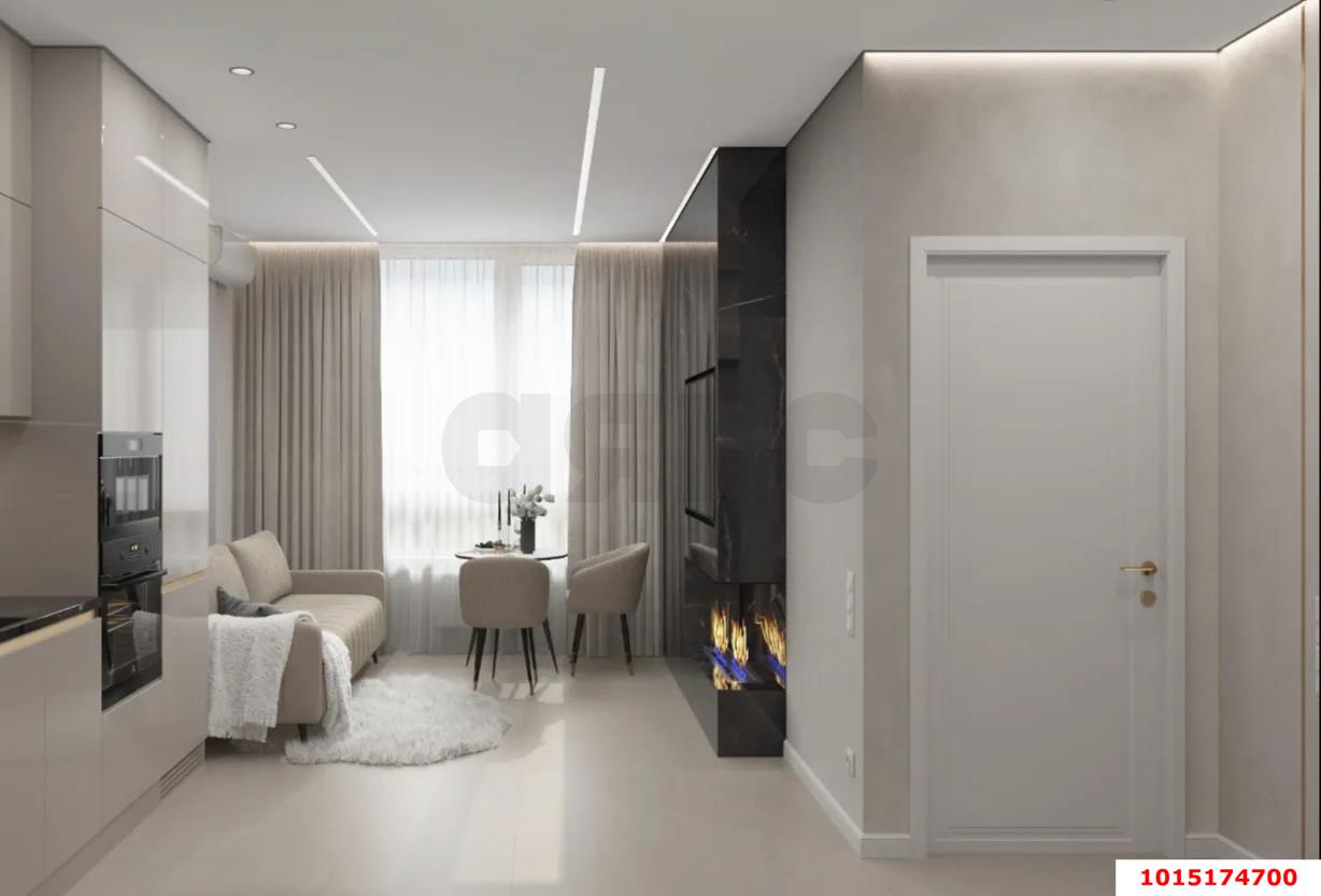 Фото №3: 1-комнатная квартира 36 м² - Краснодар, ЖК Все Свои Вип, Центральный внутригородской округ, Табачная Фабрика, мкр. жилой комплекс Все Свои, ул. Колхозная, 5/2