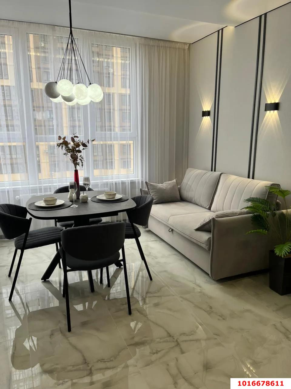 Фото №2: 1-комнатная квартира 36 м² - Краснодар, Прикубанский внутригородской округ, мкр. жилой комплекс Отражение, ул. Конгрессная, 43