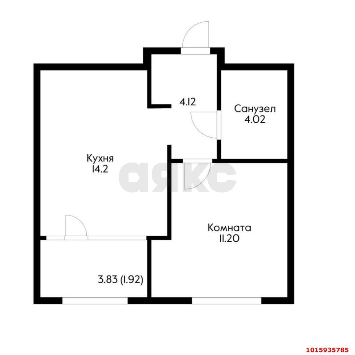 Фото №8: 1-комнатная квартира 40 м² - Краснодар, Карасунский внутригородской округ, Хлопчато-бумажный Комбинат, мкр. жилой квартал Патрики
