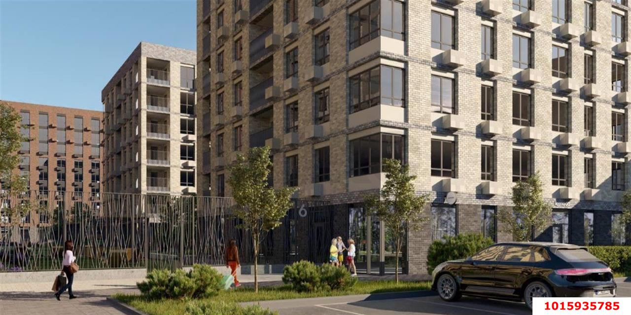 Фото №12: 1-комнатная квартира 40 м² - Краснодар, Карасунский внутригородской округ, Хлопчато-бумажный Комбинат, мкр. жилой квартал Патрики