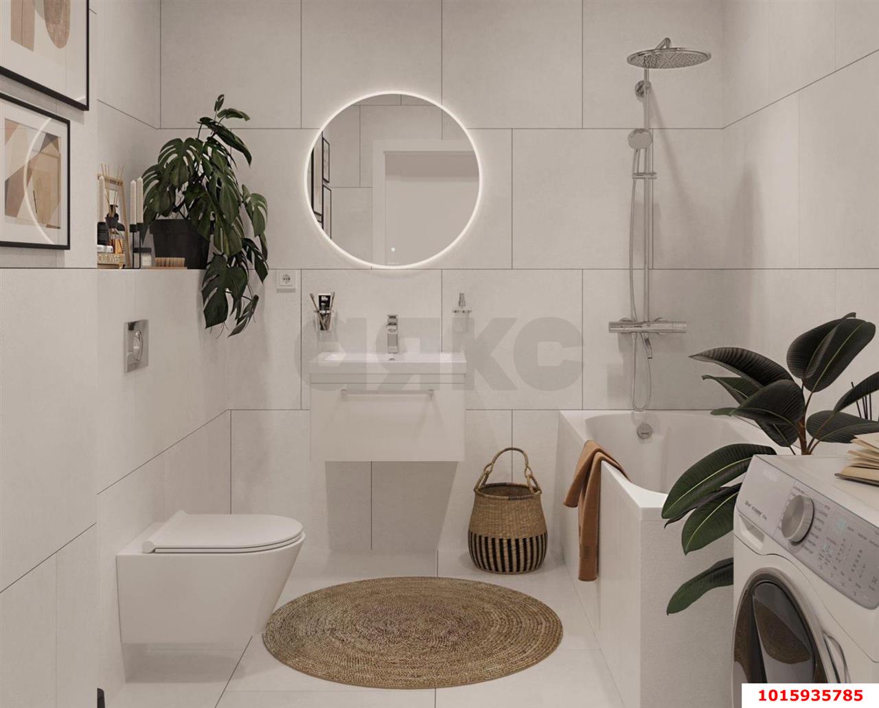 Фото №4: 1-комнатная квартира 40 м² - Краснодар, Карасунский внутригородской округ, Хлопчато-бумажный Комбинат, мкр. жилой квартал Патрики