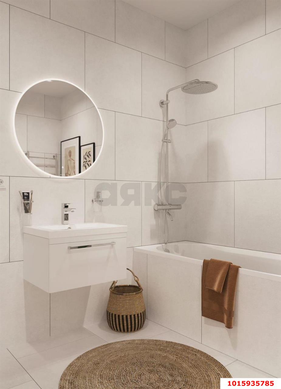 Фото №5: 1-комнатная квартира 40 м² - Краснодар, Карасунский внутригородской округ, Хлопчато-бумажный Комбинат, мкр. жилой квартал Патрики