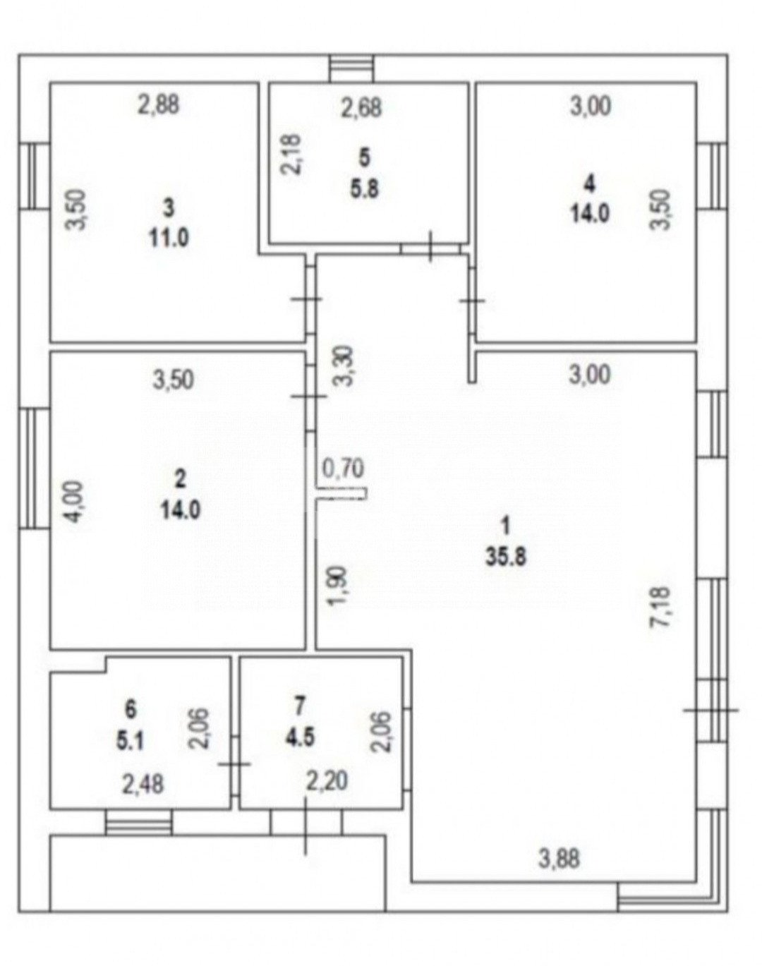 Фото №8: Дом 90 м² + 3.7 сот. - Семигорский, ул. имени Анатолия Мазникова