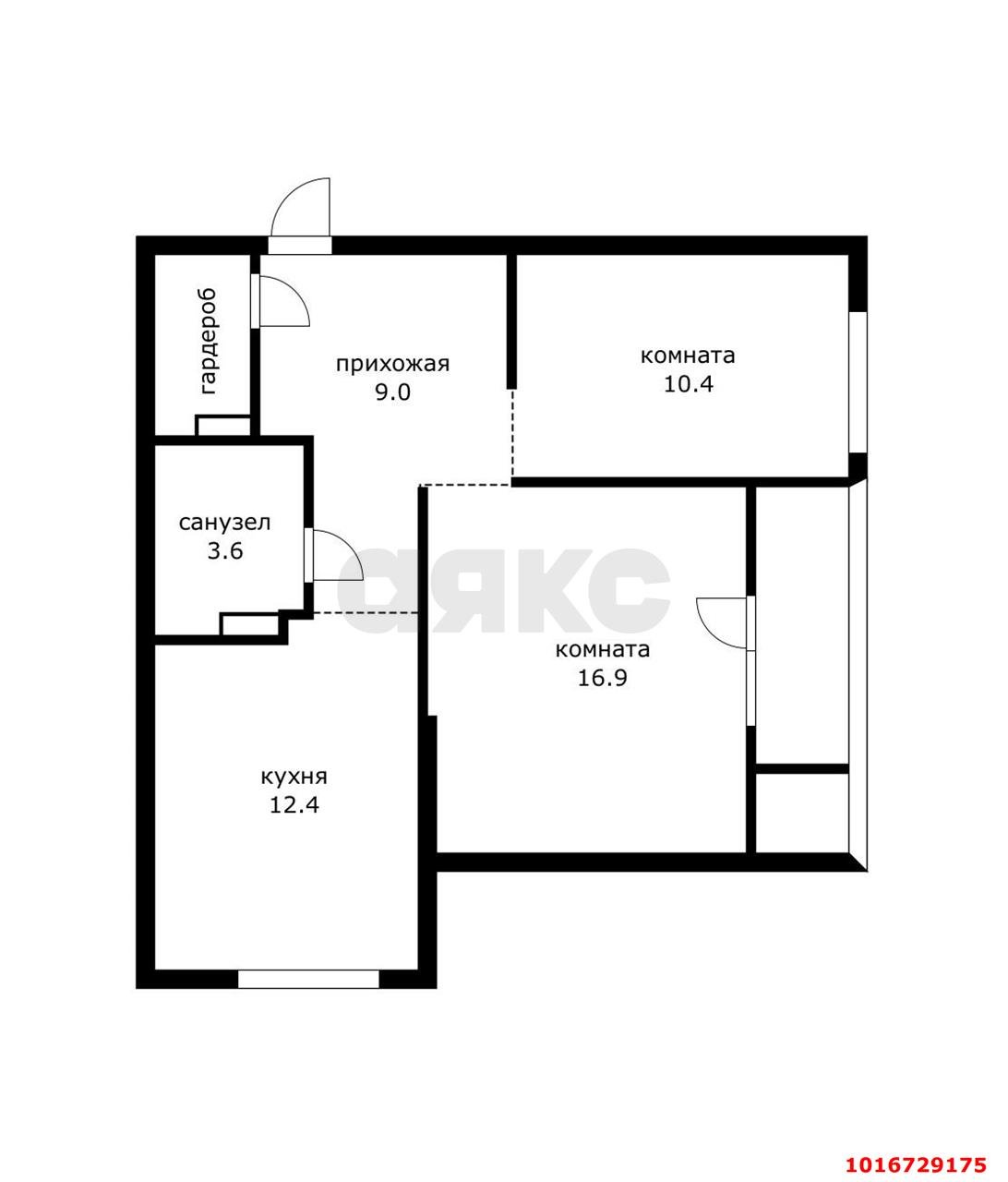 Фото №16: 2-комнатная квартира 55 м² - Краснодар, Прикубанский внутригородской округ, мкр. жилой комплекс Новелла, ул. Питерская, 40к4
