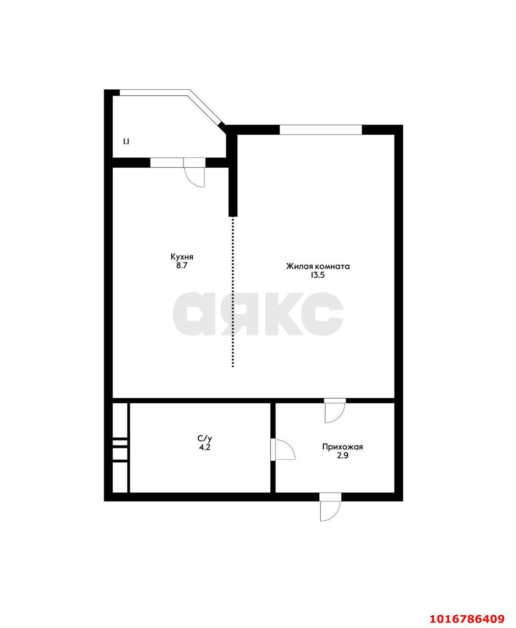 Фото №15: Студия 30 м² - Краснодар, Прикубанский внутригородской округ, Панорама, мкр. ЖК Перспектива, ул. Героев-Разведчиков, 8к1