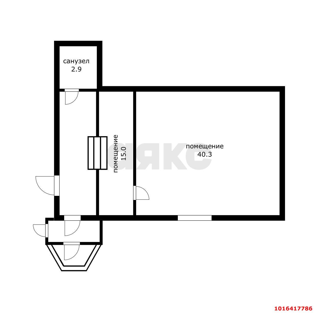 Фото №14: Коммерция 45 м² - Краснодар, мкр. Западный внутригородской округ, ул. Офицерская, 45