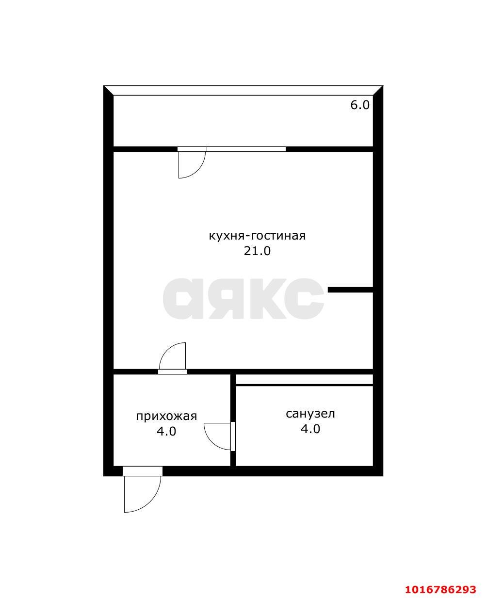 Фото №9: Студия 35 м² - Краснодар, Прикубанский внутригородской округ, Краевая Клиническая Больница, мкр. жилой комплекс Территория счастья, ул. Домбайская, 10