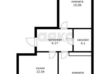 Фото №4: 2-комнатная квартира 60 м² - Краснодар, мкр. жилой комплекс Дыхание, ул. Лётчика Позднякова, 2к2