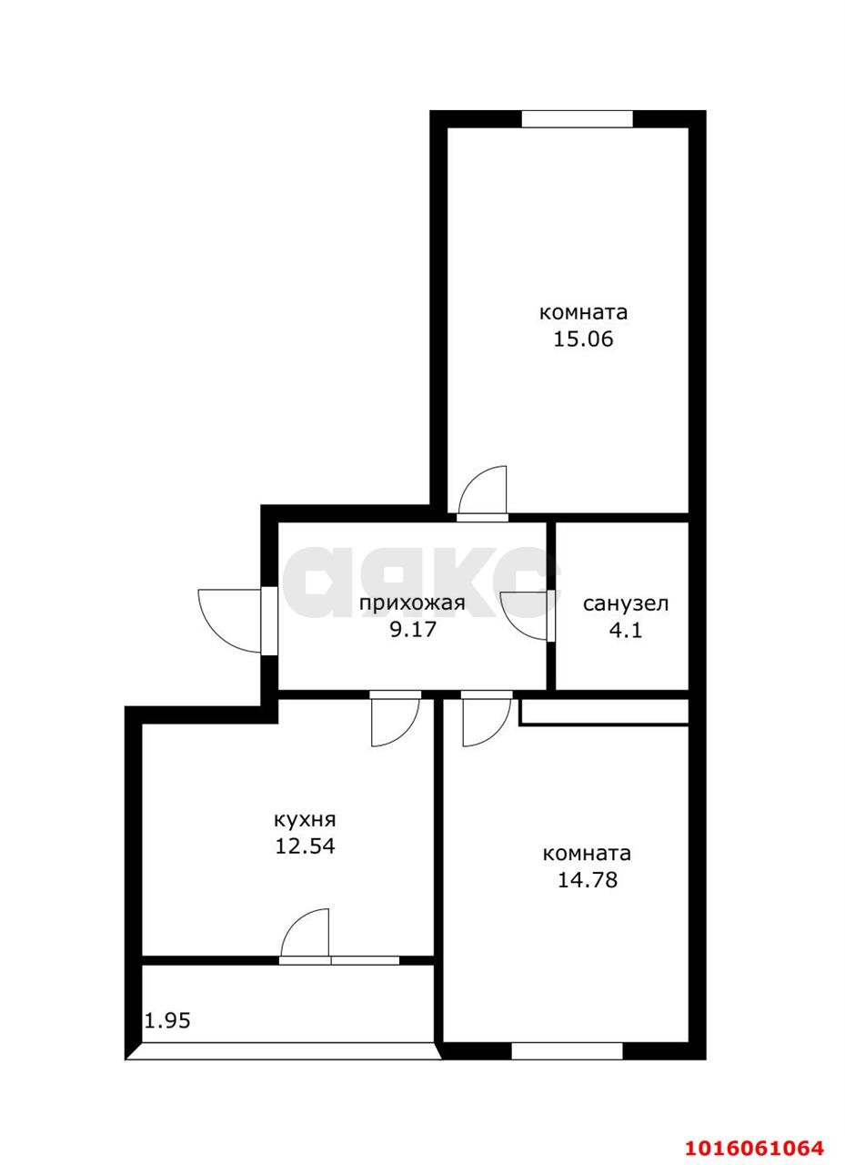 Фото №10: 2-комнатная квартира 60 м² - Краснодар, Прикубанский внутригородской округ, мкр. жилой комплекс Дыхание, ул. Лётчика Позднякова, 2к2