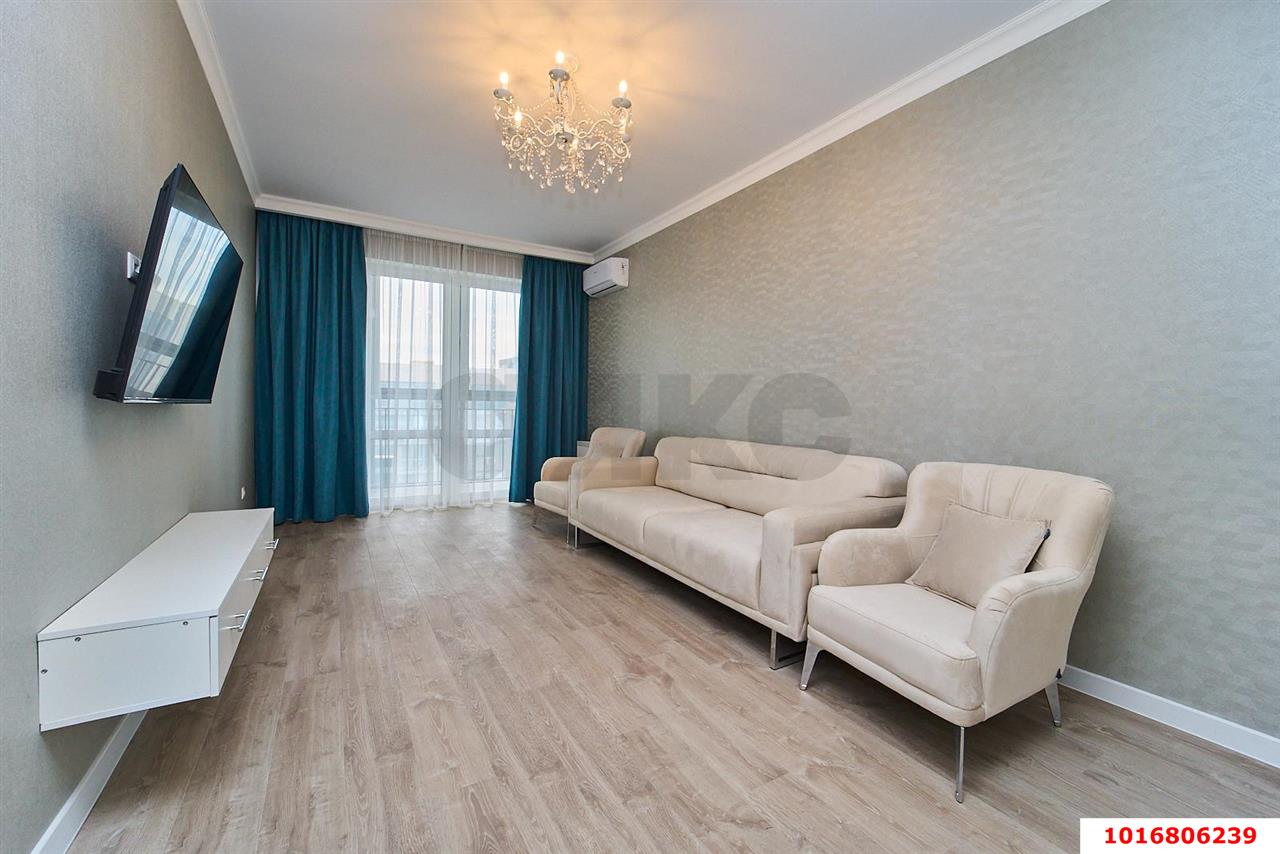 Фото №12: 2-комнатная квартира 68 м² - Краснодар, Карасунский внутригородской округ, Хлопчато-бумажный Комбинат, мкр. жилой комплекс Аквамарин, ул. Уральская, 75к2