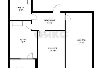 Фото №1: 2-комнатная квартира 48 м² - Краснодар, мкр. имени Петра Метальникова, ул. Петра Метальникова, 36