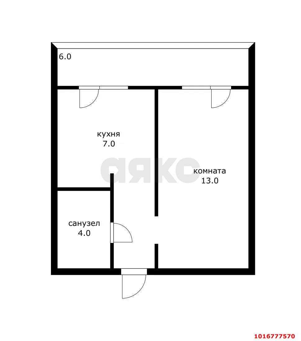 Фото №11: 1-комнатная квартира 31 м² - Краснодар, Прикубанский внутригородской округ, Славянский, мкр. Светлоград, ул. Красных Партизан, 1/3к5