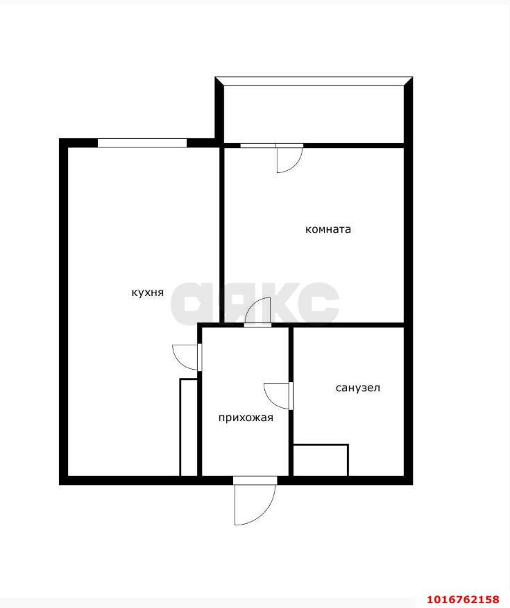 Фото №15: 1-комнатная квартира 32 м² - Краснодар, Прикубанский внутригородской округ, мкр. жилой комплекс Свобода, ул. Домбайская, 55