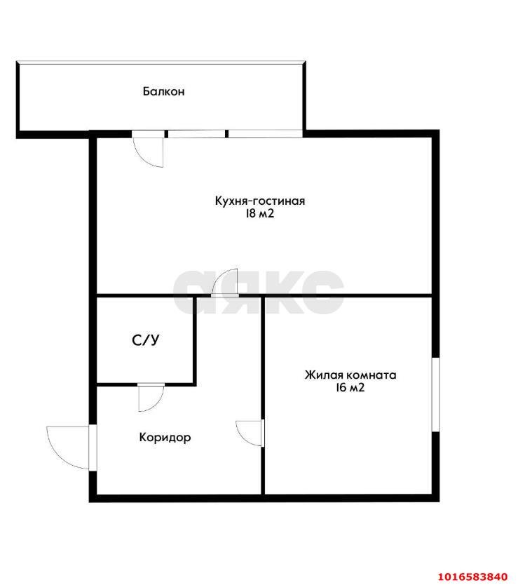 Фото №15: 1-комнатная квартира 44 м² - Краснодар, Прикубанский внутригородской округ, мкр. жилой комплекс Свобода, ул. Боспорская