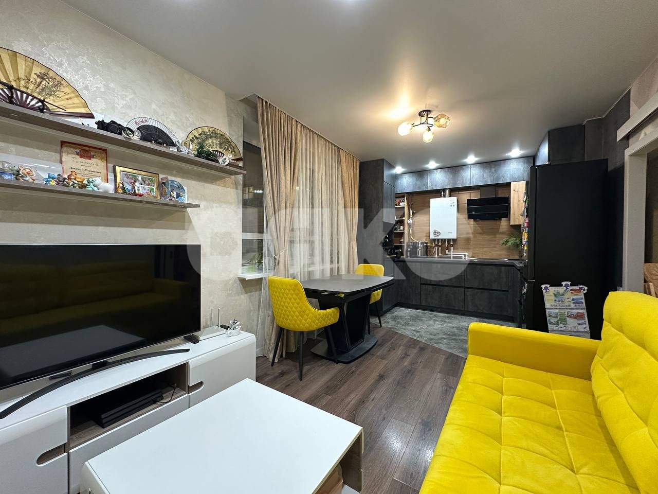 Фото №6: 3-комнатная квартира 80 м² - Молодёжный, Пролетарский территориальный округ, мкр. ЖК Молодёжный, ул. Вадима Усова, 22