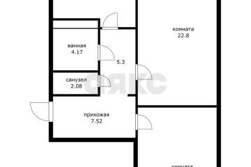 Фото №3: 2-комнатная квартира 80 м² - Краснодар, мкр. Центральный, ул. Леваневского, 187