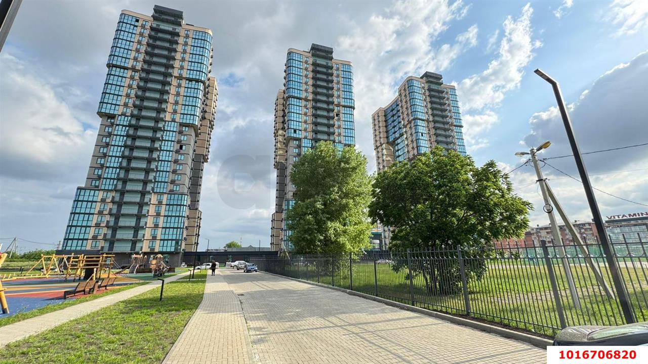 Фото №1: Студия 25 м² - Берёзовый, Прикубанский внутригородской округ, Витаминкомбинат, мкр. жилой комплекс Огурцы, ул. Целиноградская, 2И