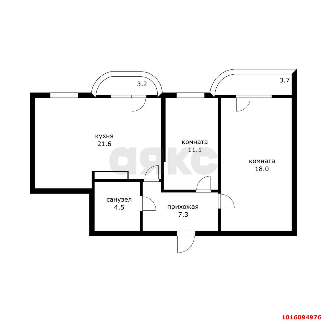 Фото №27: 2-комнатная квартира 75 м² - Краснодар, Карасунский внутригородской округ, мкр. Камвольно-суконный Комбинат, ул. Бородинская, 10