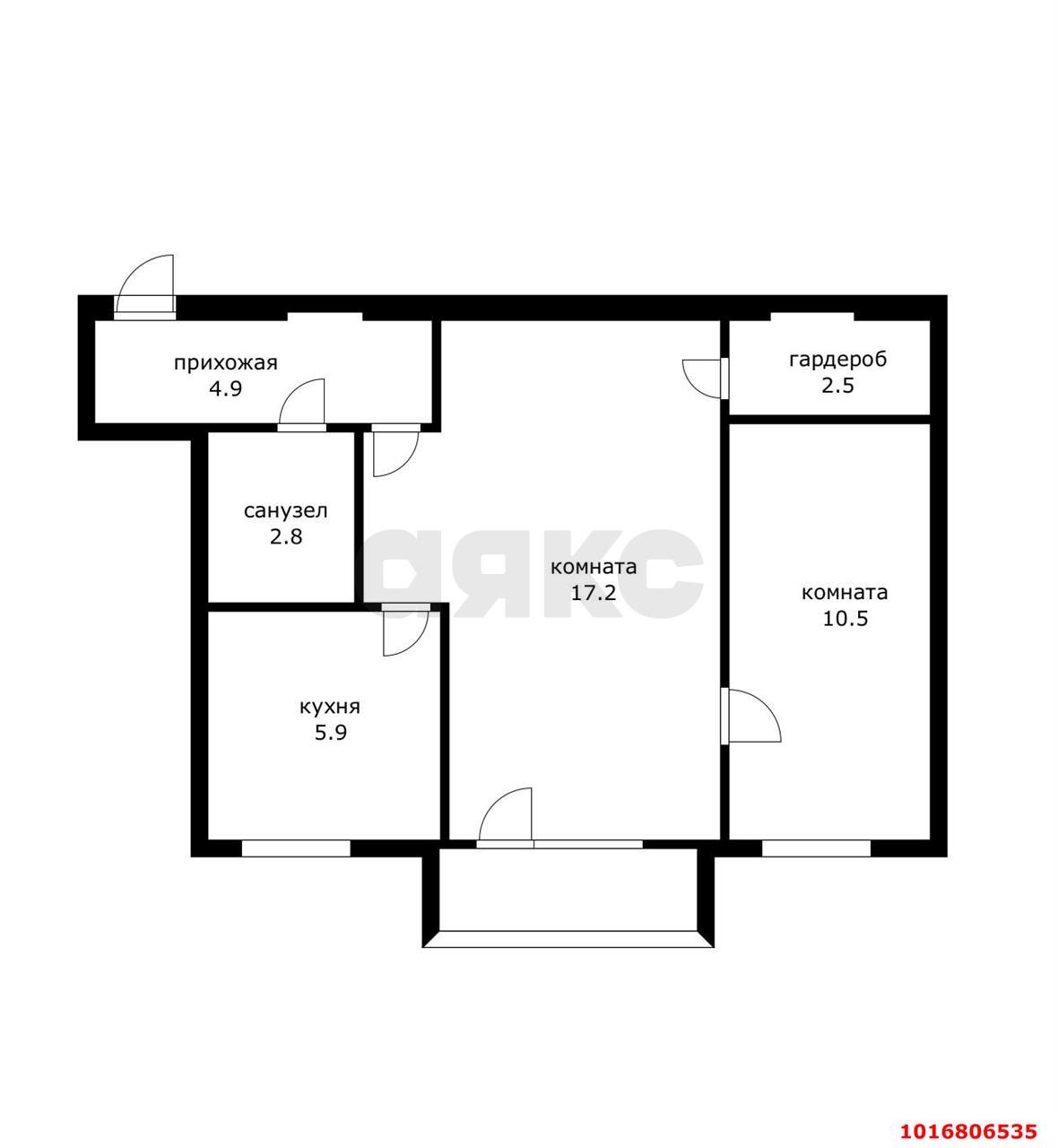 Фото №11: 2-комнатная квартира 43 м² - Краснодар, Западный внутригородской округ, мкр. Центральный, ул. Гимназическая, 18
