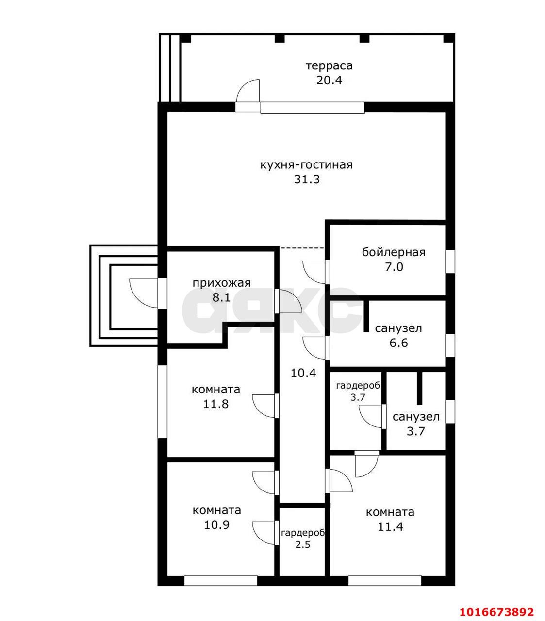 Фото №13: Дом 138 м² + 8 сот. - Краснодар, Прикубанский внутригородской округ, п. коттеджный  Барвиха, пр-д 2-й  Писателя Степанова, 7